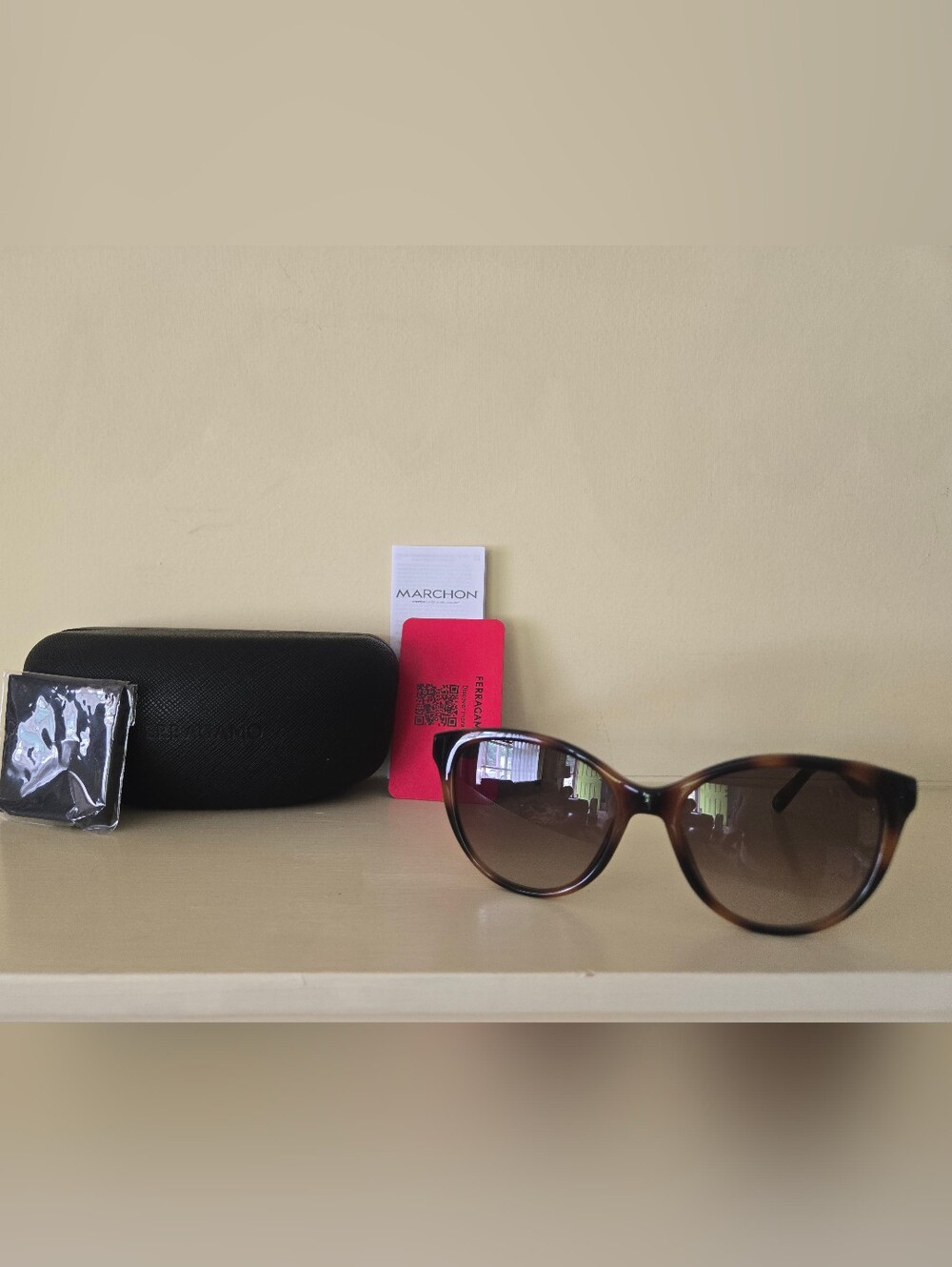 Salvatore Ferragamo Sunglasses SF1073S 240 Brown Tortoise Size 54-17-140